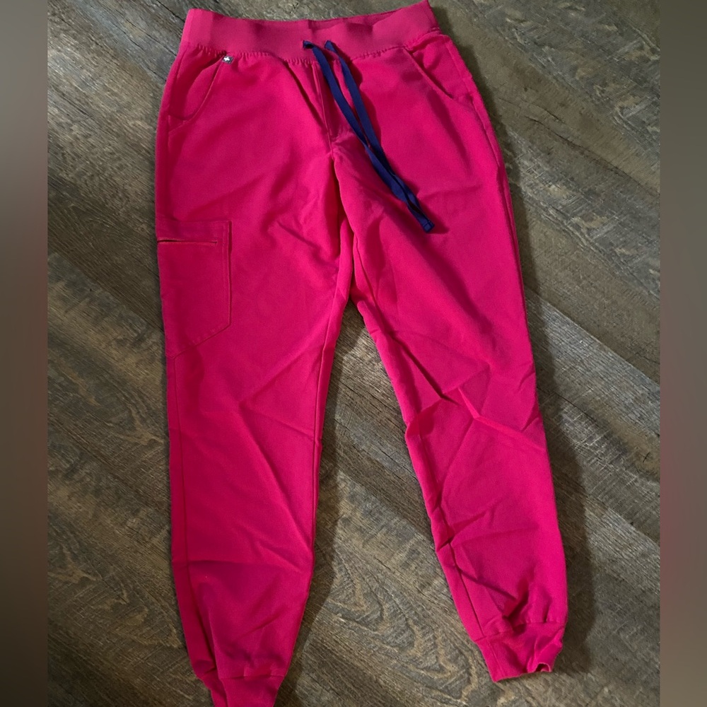 Figs Pink Jogger Scrub Pants